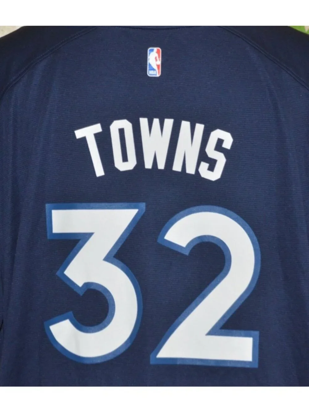 Fanatics Womens Blue Minnesota Timberwolves Towns #32 Jersey Shirt Top Size 2XL